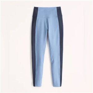 Abercrombie & Fitch Blue Colorblock Leggings